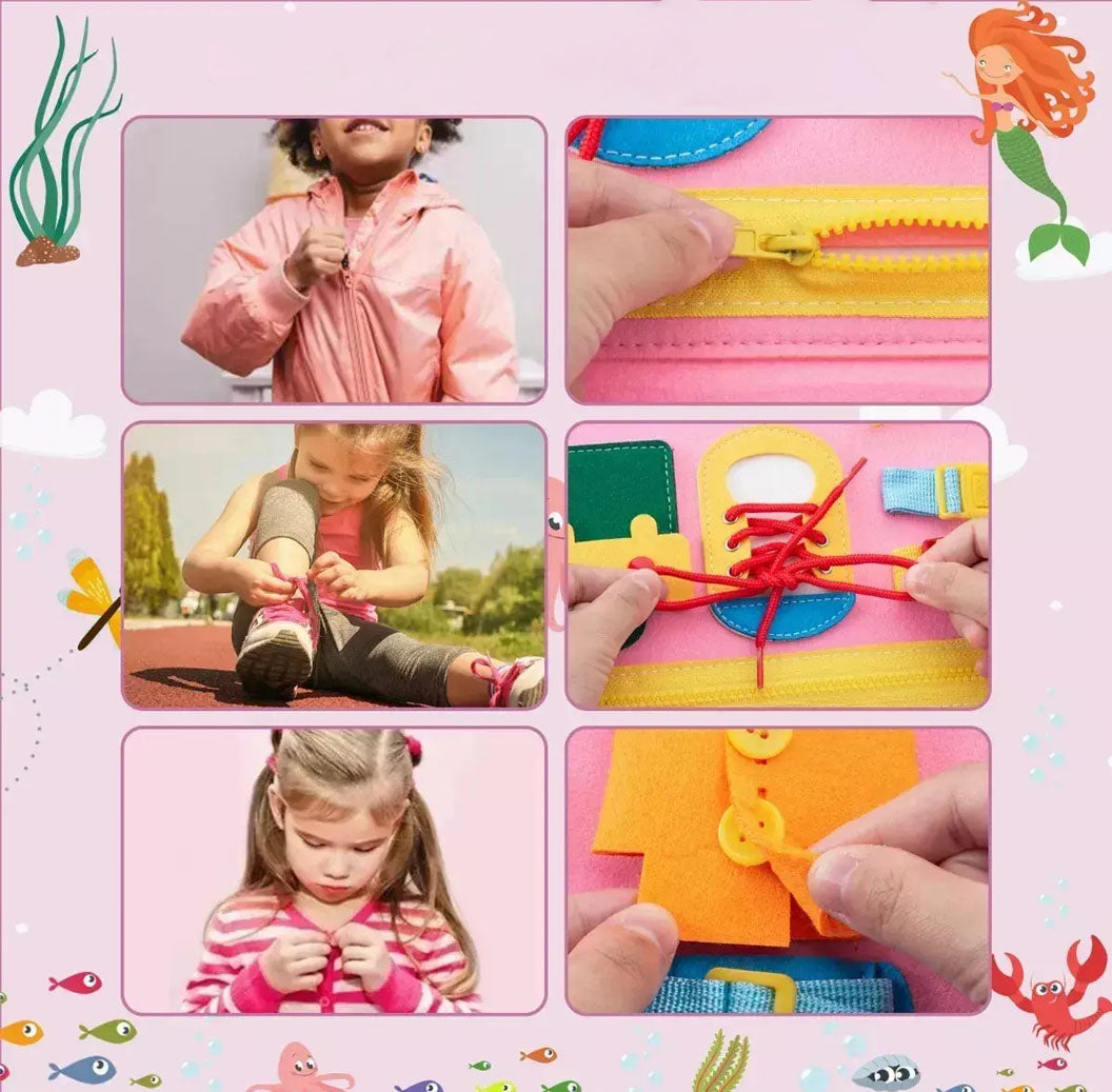 Libro interactivo de aprendizaje Montessori